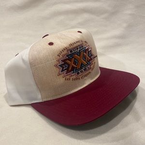 Vintage Super Bowl XXX 1996 Snapback Cap